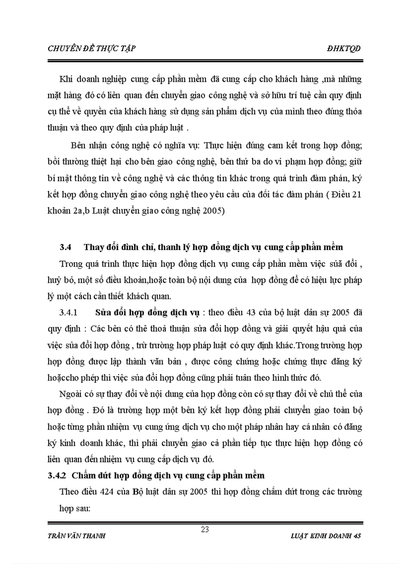 image for page Chế độ pháp lý về hợp đồng dịch vụ cung cấp phần mềm và Thực tiễn tại công ty TNHH tư vấn CN TM HÀ BẢO