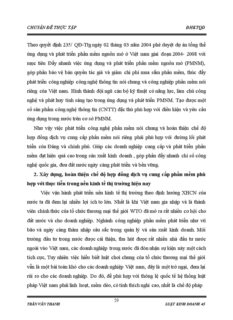 image for page Chế độ pháp lý về hợp đồng dịch vụ cung cấp phần mềm và Thực tiễn tại công ty TNHH tư vấn CN TM HÀ BẢO