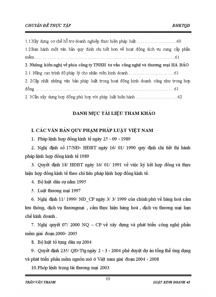 image for page Chế độ pháp lý về hợp đồng dịch vụ cung cấp phần mềm và Thực tiễn tại công ty TNHH tư vấn CN TM HÀ BẢO