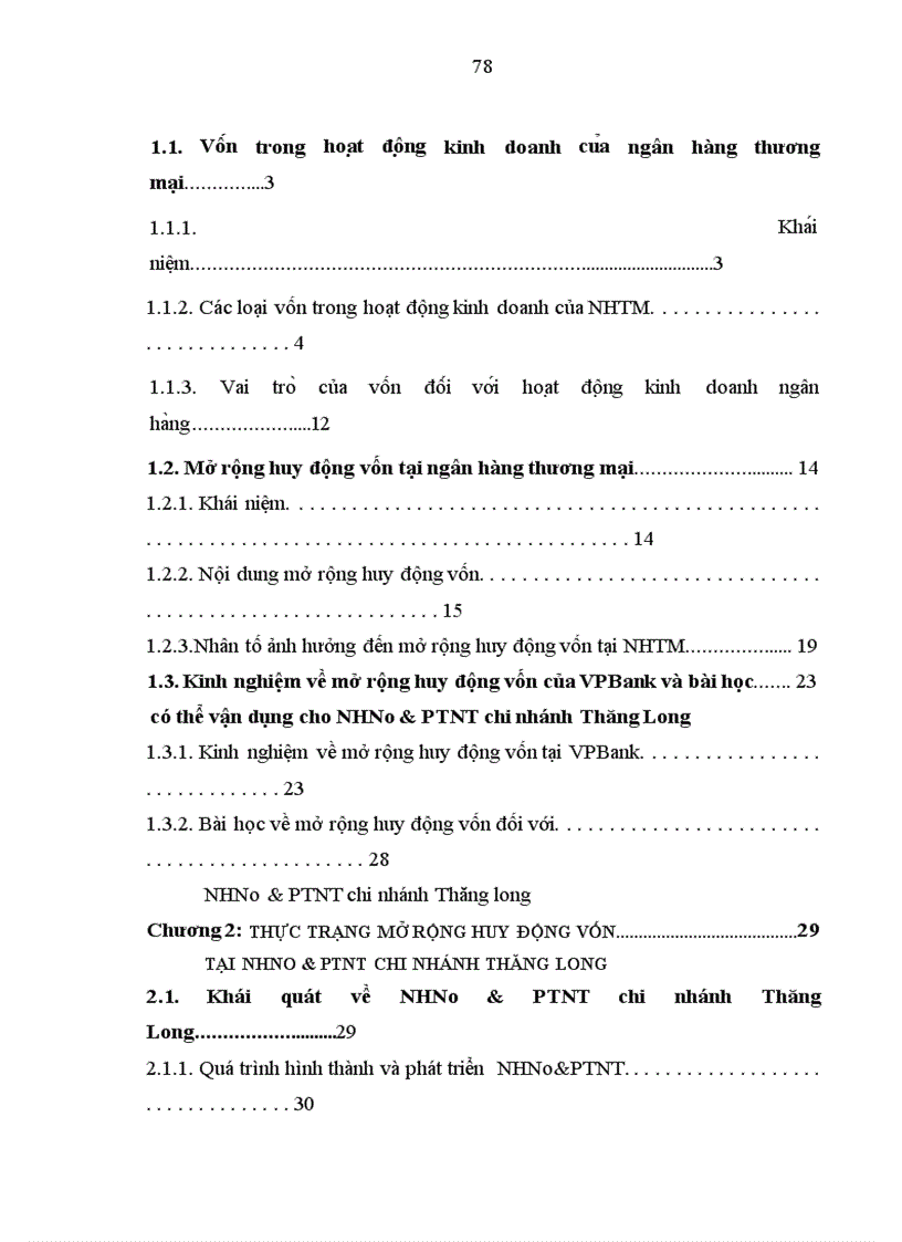 image for page Mở rộng huy động vốn tại ngân hàng nông nghiệp và phát triển nông thôn chi nhánh thăng long 1