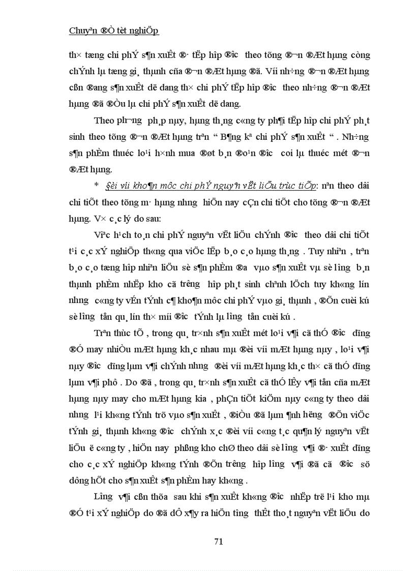 image for page Công tác kế toán tập hợp chi phí sản xuất và tính giá thành sản phẩm tại Công ty TNHH Thế Anh 1