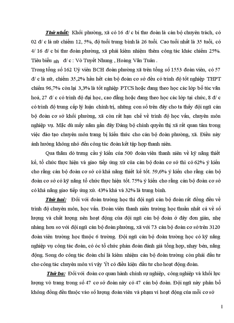 image for page Thực trạng và giải pháp nhằm nâng cao chất lượng đào tạo và bồi dưỡng cán bộ đoàn cơ sở 1