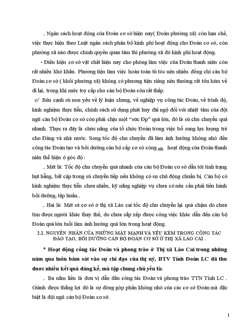 image for page Thực trạng và giải pháp nhằm nâng cao chất lượng đào tạo và bồi dưỡng cán bộ đoàn cơ sở 1