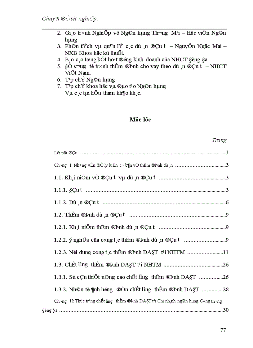 image for page Một số giải pháp nâng cao chất lượng công tác thẩm định dự án đầu tư tại chi nhánh NHCT Đống Đa 1
