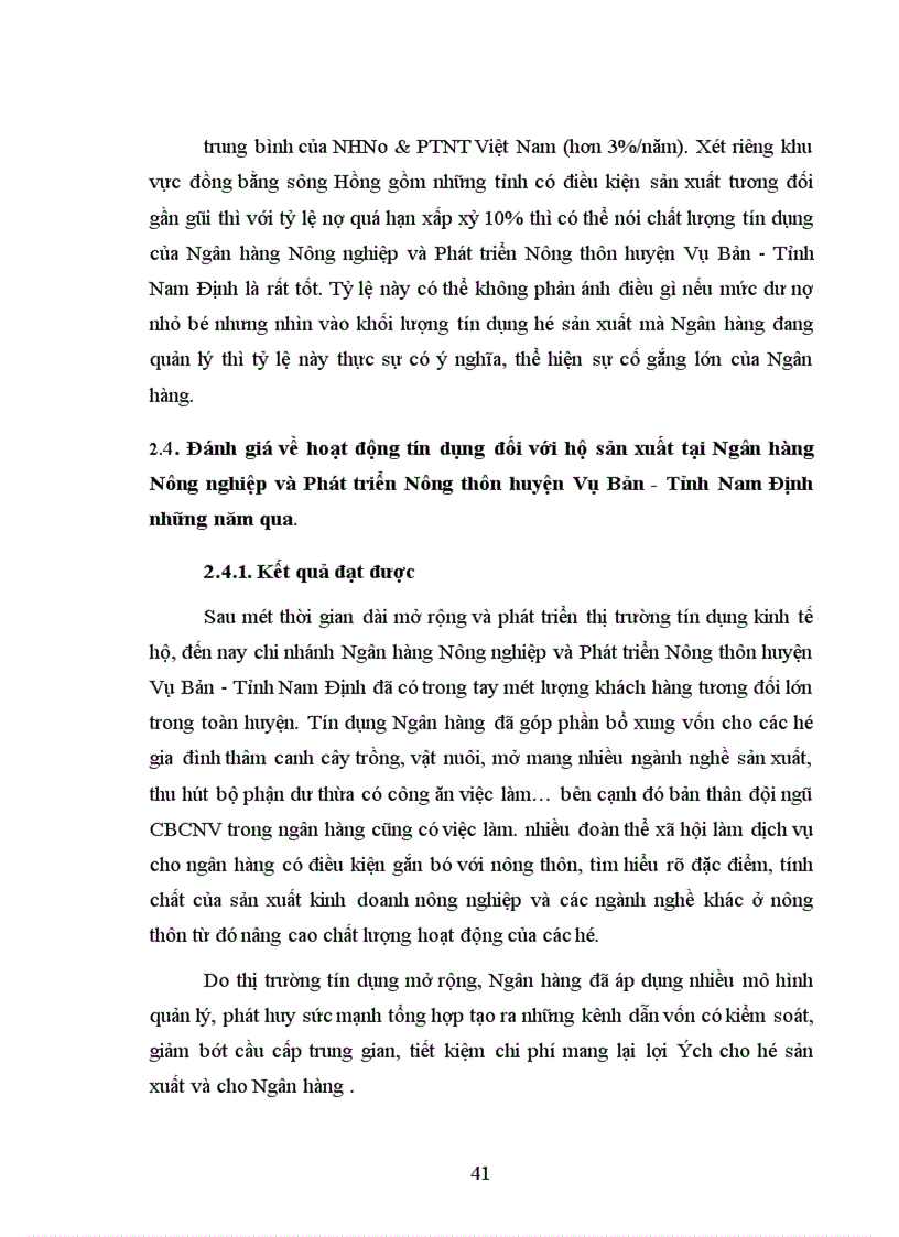 image for page Một số giải pháp nhằm mở rộng và nâng cao chất lượng tín dụng đối với hộ sản xuất ở Ngân hàng nông nghiệp và phát triển nông thôn huyện Vụ Bản Tỉnh Nam Định 1