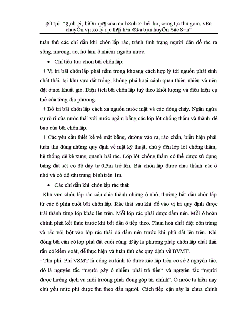 image for page Đánh giá hiệu quả của mô hình xã hội hoá công tác thu gom vận chuyển và xử lý rác thải trên địa bàn huyện Sóc Sơn