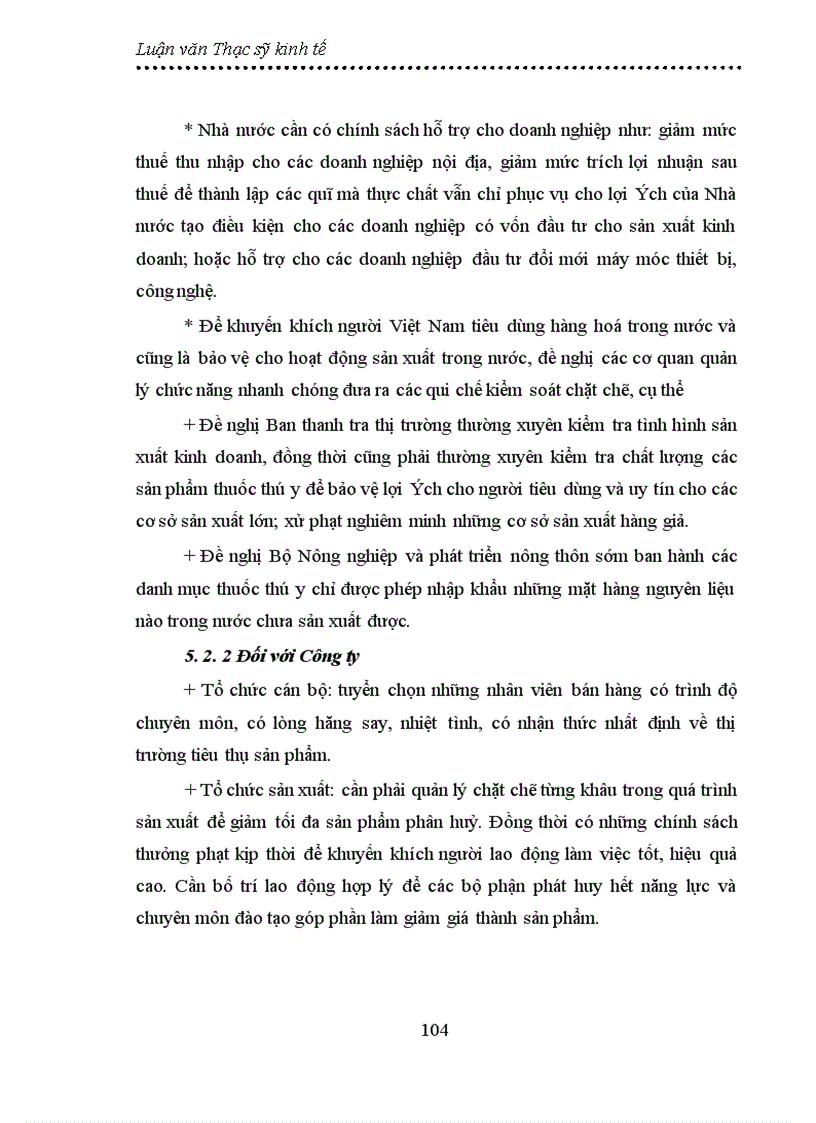 image for page Thực trạng và giải pháp đẩy mạnh sản xuất và tiêu thụ thuốc thú y của Công ty cổ phần thuốc thú y Trung ương I 1