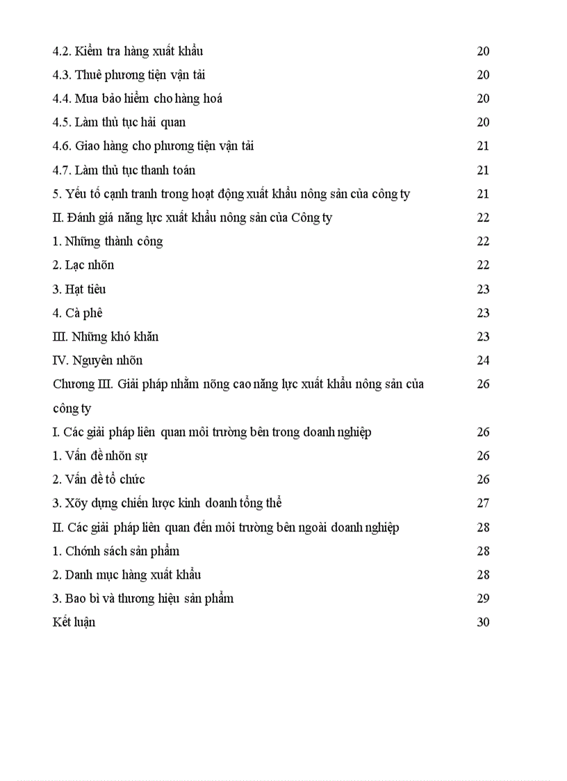 image for page Giải pháp nhằm nâng cao năng lực xuất khẩu nông sản của công ty CP XNK và hợp tác đầu tư Vilexim 1