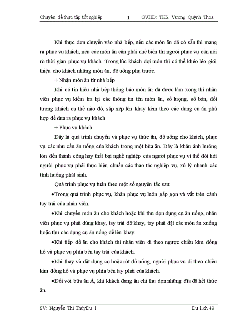 image for page Thực trạng hoạt động phục vụ bàn tại nhà hàng Tao Li