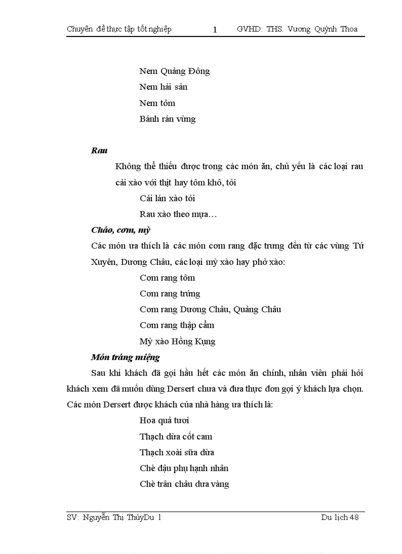 image for page Thực trạng hoạt động phục vụ bàn tại nhà hàng Tao Li