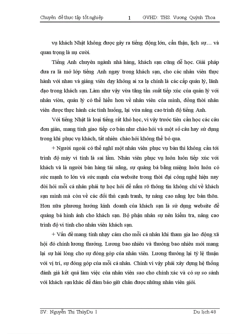 image for page Thực trạng hoạt động phục vụ bàn tại nhà hàng Tao Li