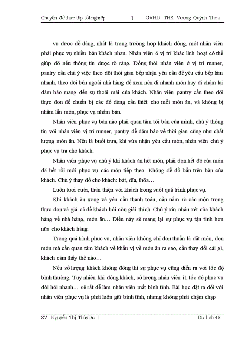 image for page Thực trạng hoạt động phục vụ bàn tại nhà hàng Tao Li