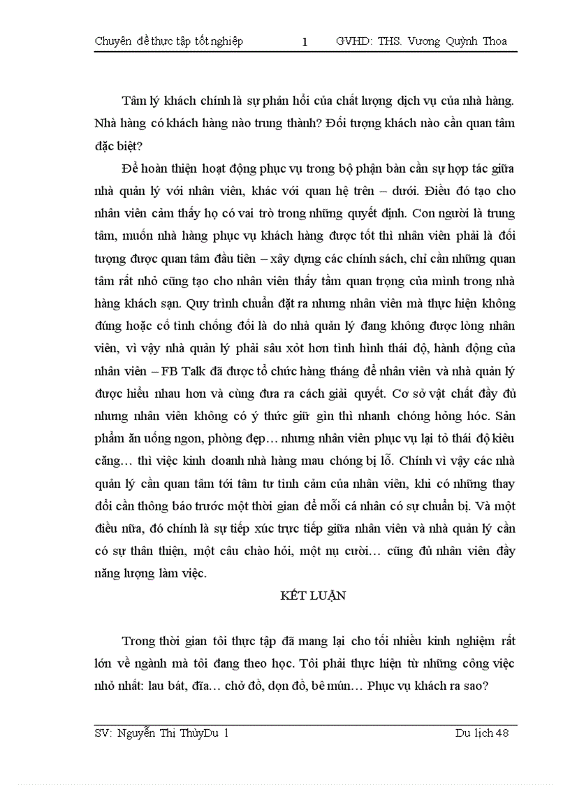 image for page Thực trạng hoạt động phục vụ bàn tại nhà hàng Tao Li