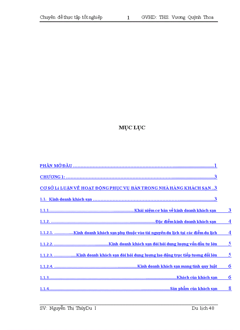 image for page Thực trạng hoạt động phục vụ bàn tại nhà hàng Tao Li