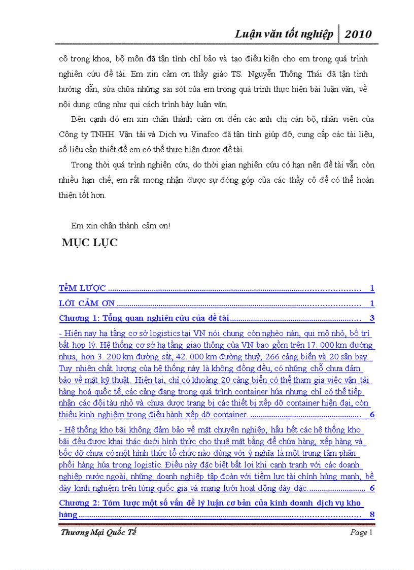image for page Biện pháp tăng cường cạnh tranh trong kinh doanh dịch vụ kho hàng của Công ty TNHH vận tải và dịch vụ Vinafco