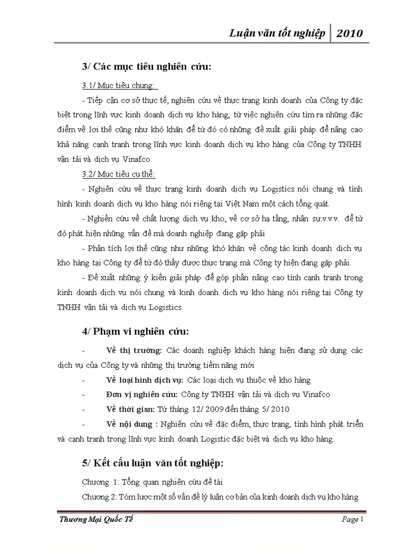 image for page Biện pháp tăng cường cạnh tranh trong kinh doanh dịch vụ kho hàng của Công ty TNHH vận tải và dịch vụ Vinafco