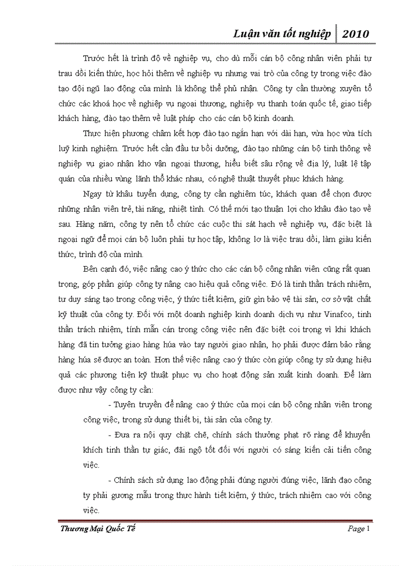 image for page Biện pháp tăng cường cạnh tranh trong kinh doanh dịch vụ kho hàng của Công ty TNHH vận tải và dịch vụ Vinafco