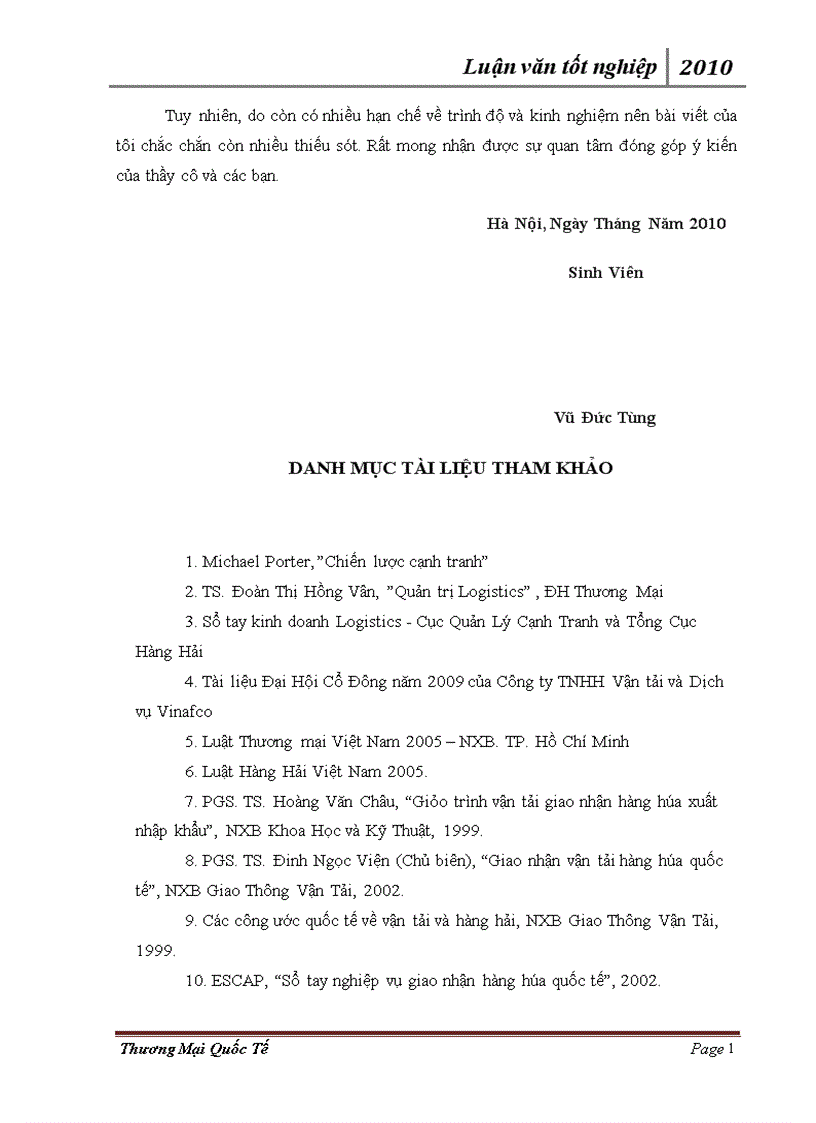 image for page Biện pháp tăng cường cạnh tranh trong kinh doanh dịch vụ kho hàng của Công ty TNHH vận tải và dịch vụ Vinafco