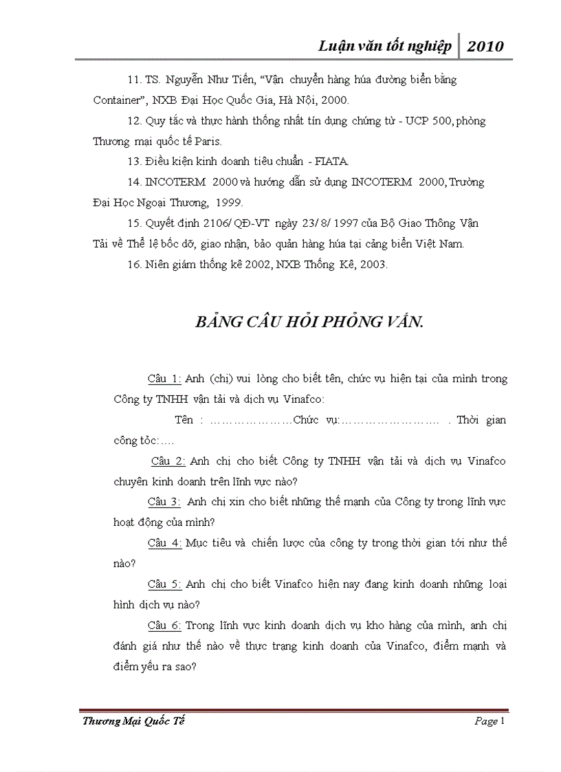 image for page Biện pháp tăng cường cạnh tranh trong kinh doanh dịch vụ kho hàng của Công ty TNHH vận tải và dịch vụ Vinafco