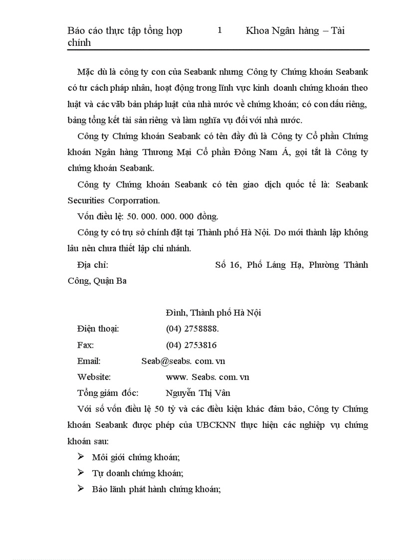 image for page phát triển các hoạt động của Công ty Chứng khoán Seabank