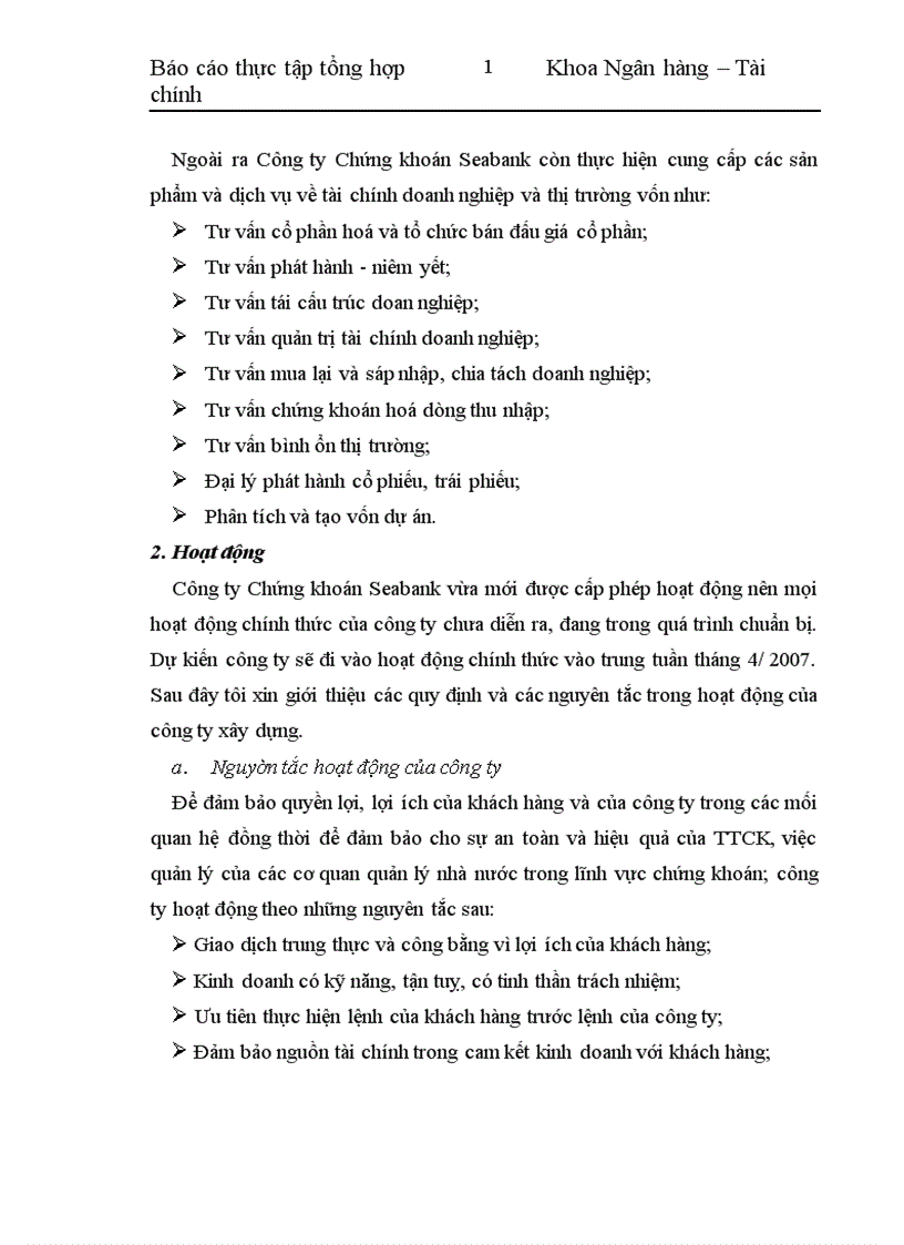 image for page phát triển các hoạt động của Công ty Chứng khoán Seabank