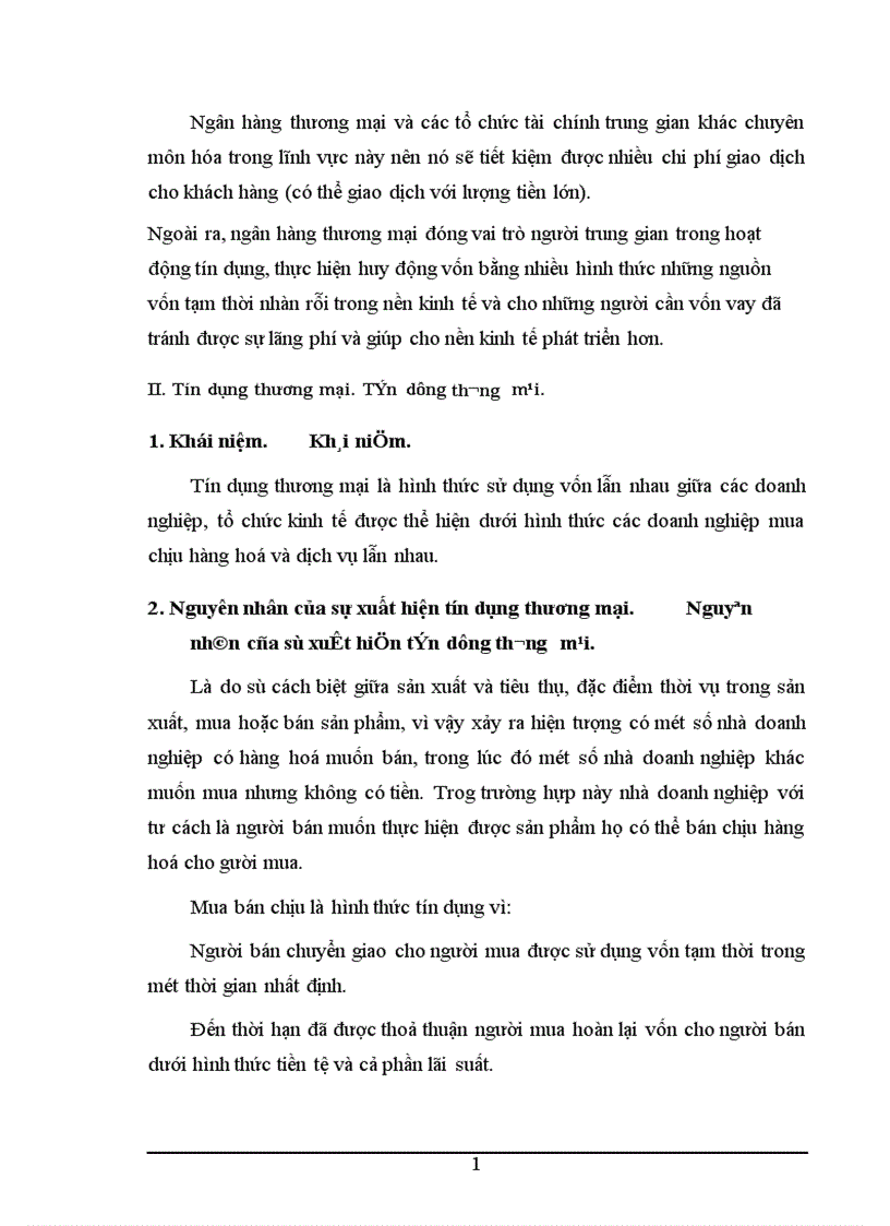 image for page Tín dụng và các hình thức tín dụng trong nền kinh tế thị trường 1