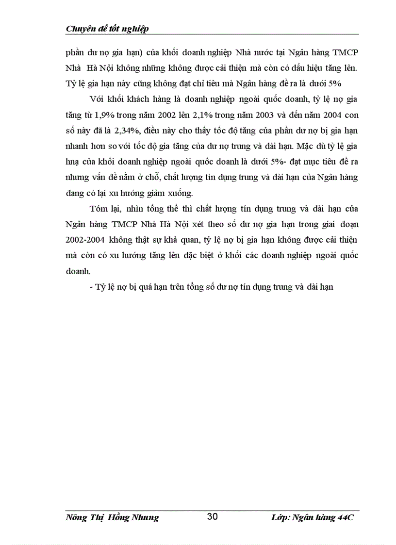 image for page Nâng cao chất lượng tín dụng trung và dài hạn tại Ngân hàng thương mại cổ phần Nhà Hà Nội 1