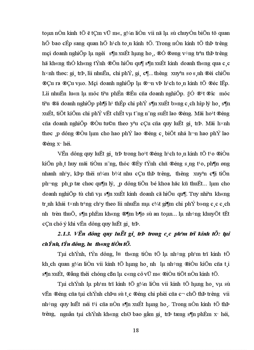 image for page Nghiên cứu tác động của quy luật giá trị trong giai đoạn chuyển đổi sang kinh tế thị trường ở nước ta