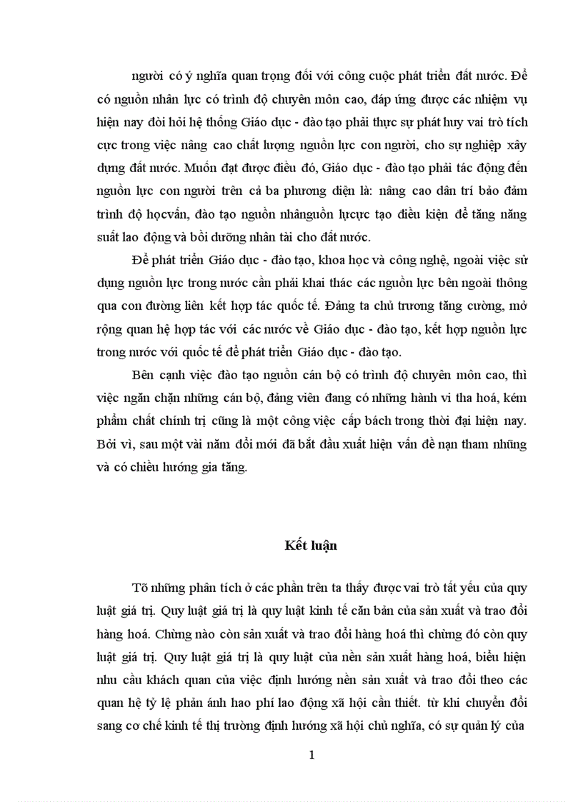 image for page Nghiên cứu tác động của quy luật giá trị trong giai đoạn chuyển đổi sang kinh tế thị trường ở nước ta