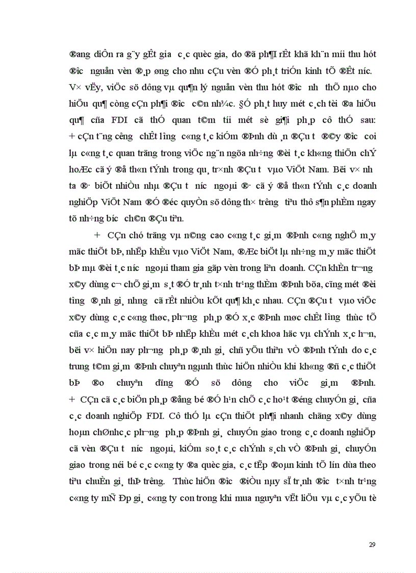 image for page Thực trạng và giải pháp để huy động và sử dụng có hiệu quả nguồn vốn đầu tư nước ngoài vào nước ta
