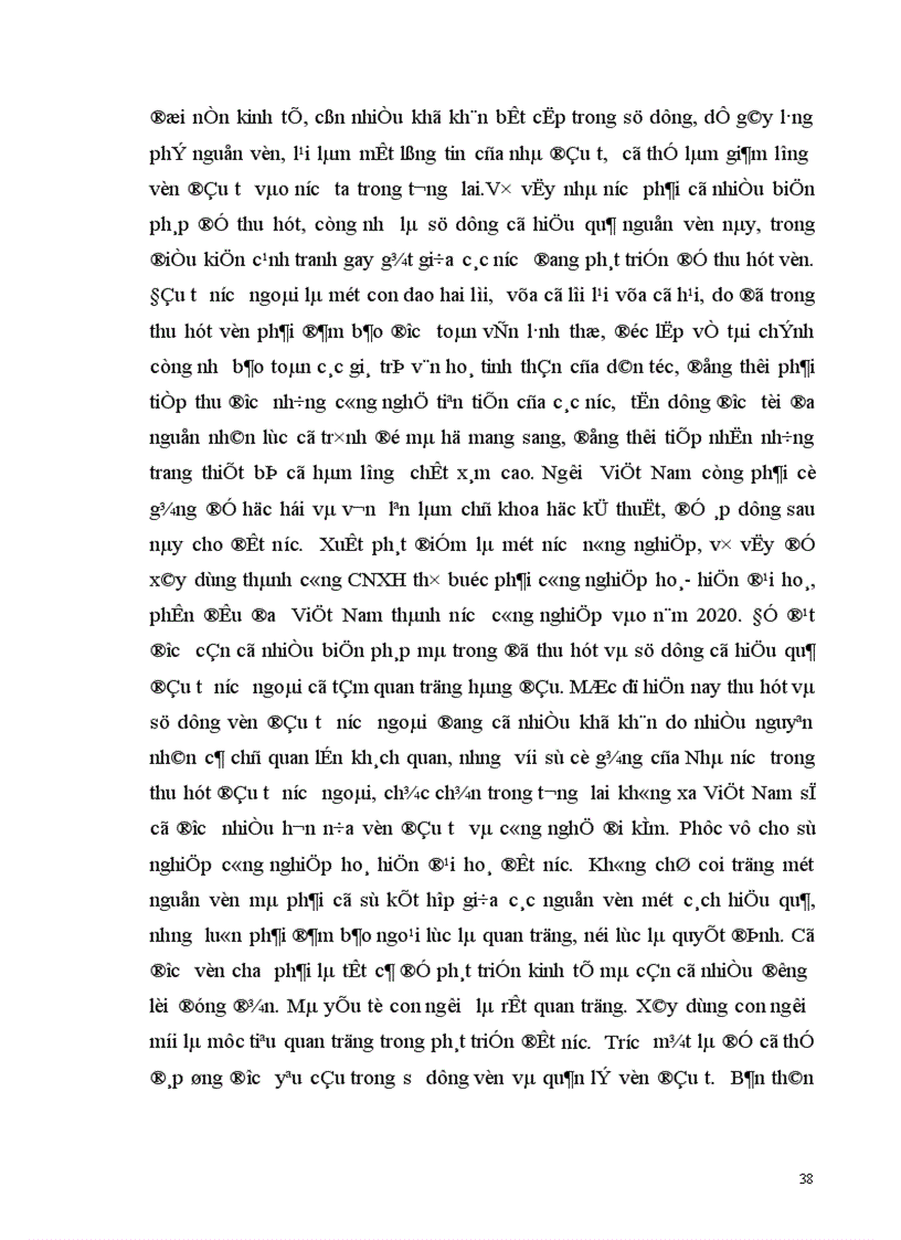 image for page Thực trạng và giải pháp để huy động và sử dụng có hiệu quả nguồn vốn đầu tư nước ngoài vào nước ta