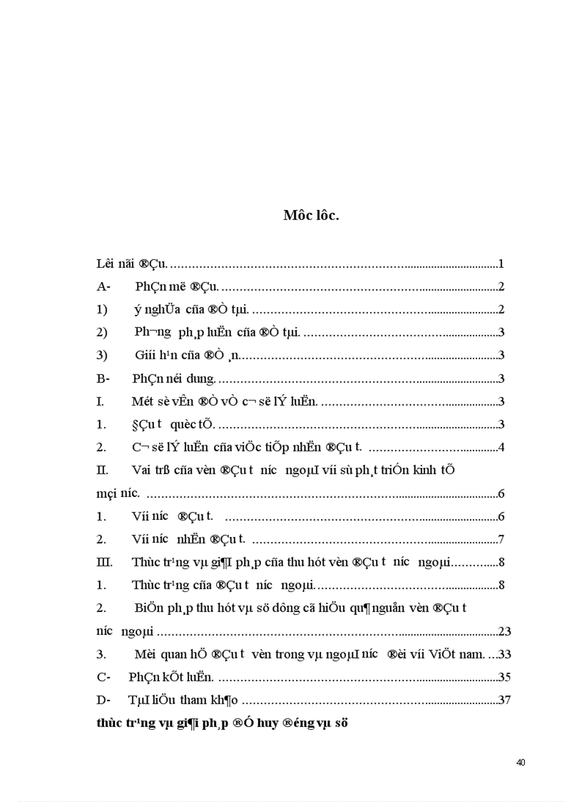 image for page Thực trạng và giải pháp để huy động và sử dụng có hiệu quả nguồn vốn đầu tư nước ngoài vào nước ta