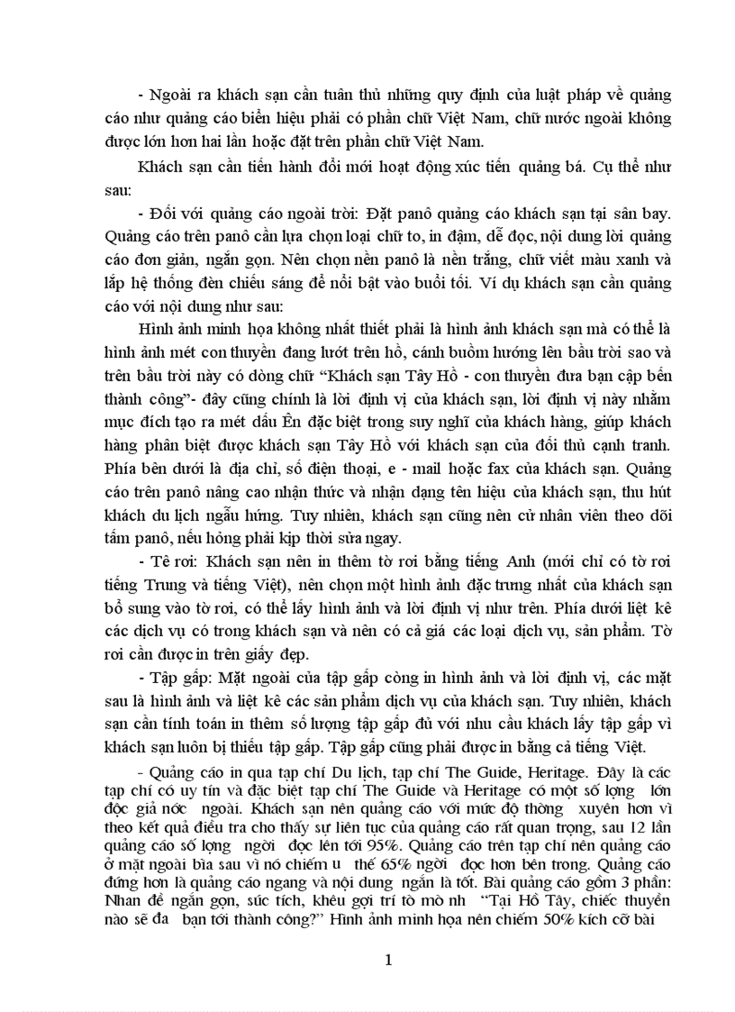 image for page Một số kiến nghị nhằm hoàn thiện chiến lược kinh doanh của Công ty Du lịch dịch vụ Tây Hồ