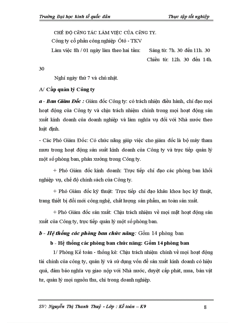 image for page Thực trạng kế toán tiền lương và các khoản trích theo lương Công ty CP Công nghiệp ôt ô TKV