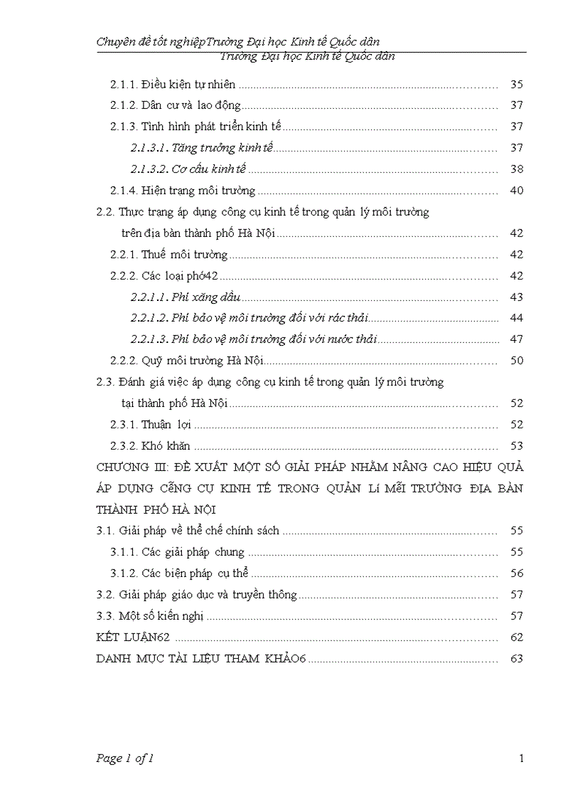 image for page Thực trạng và giải pháp nâng cao hiệu quả áp dụng công cụ kinh tế trong quản lý môi trường trên địa bàn tha 1