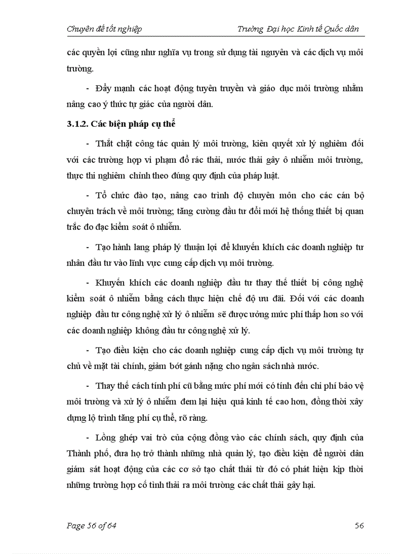image for page Thực trạng và giải pháp nâng cao hiệu quả áp dụng công cụ kinh tế trong quản lý môi trường trên địa bàn tha 1