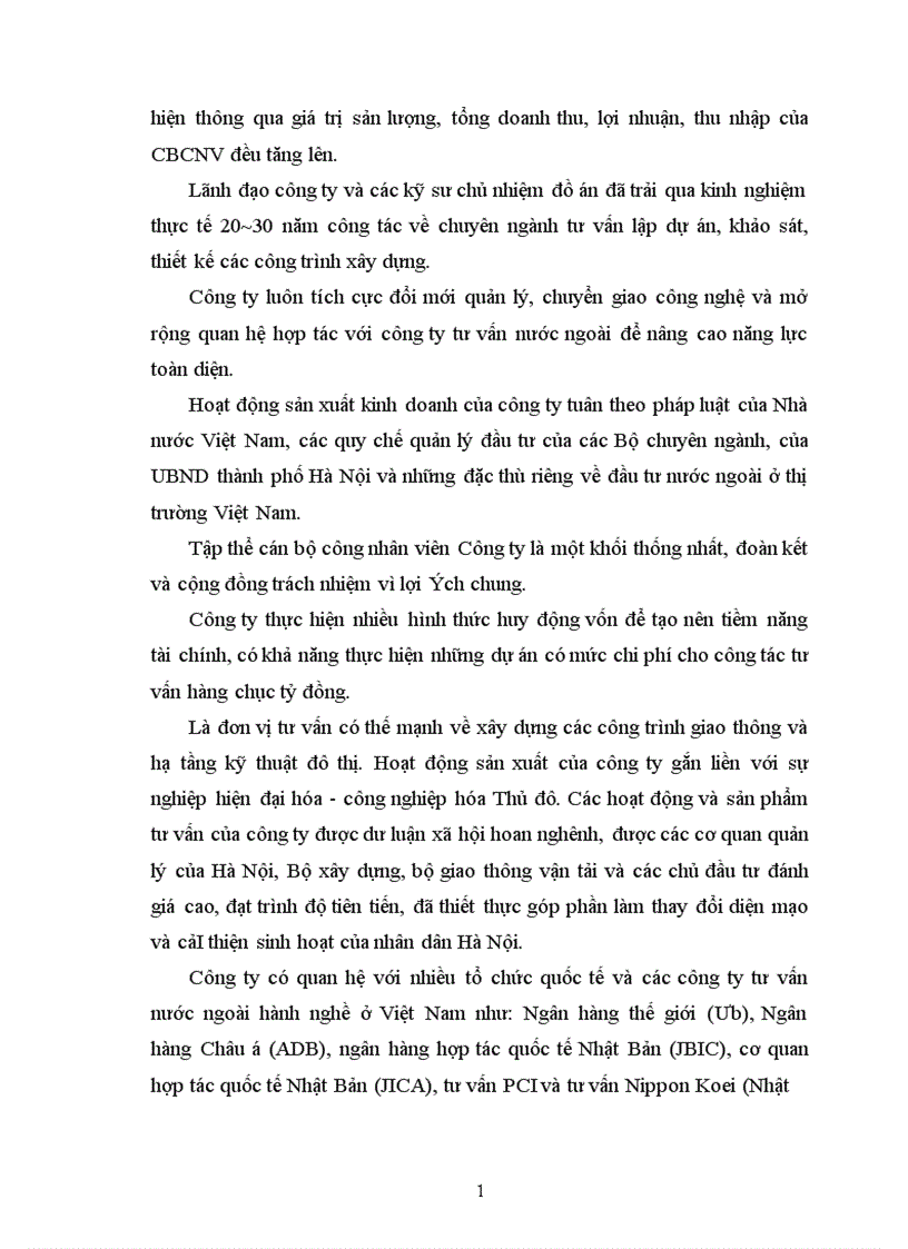 image for page Đặc điểm tổ chức kế toán tại Công ty cổ phần tư vấn và đầu tư xây dựng Giao thông công chính Hà Nội 1