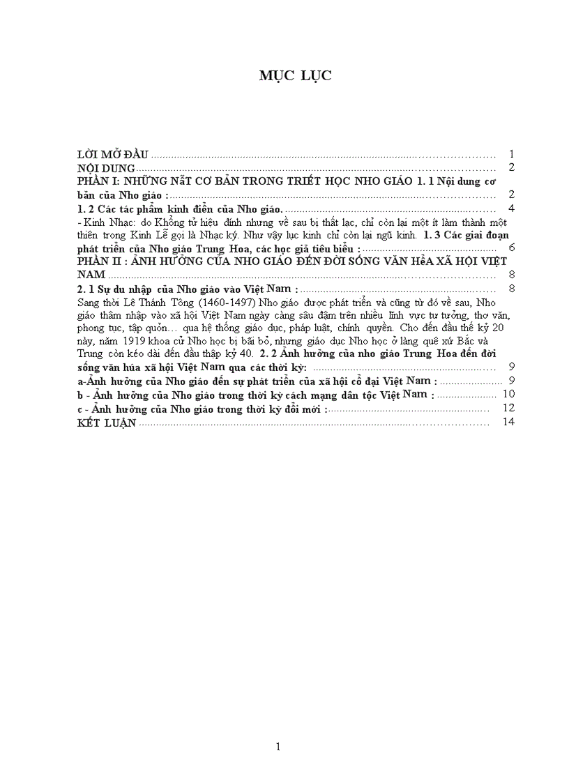 image for page Nho giáo và ảnh hưởng của Nho giáo đến đời sống văn hóa xã hội của Việt Nam 1