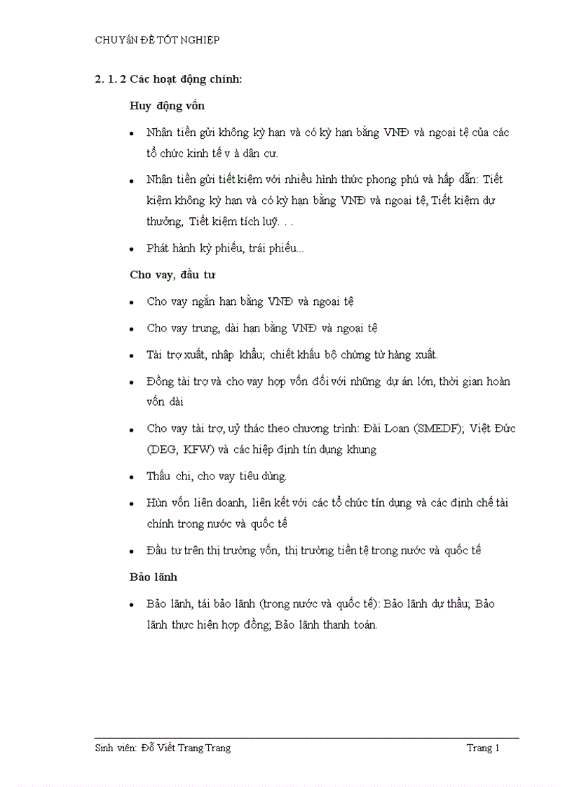 image for page Phân tích hiệu quả tín dụng Công thương nghiệp và Tiêu dùng tại Ngân hàng công thương chi nhánh Hà Tây