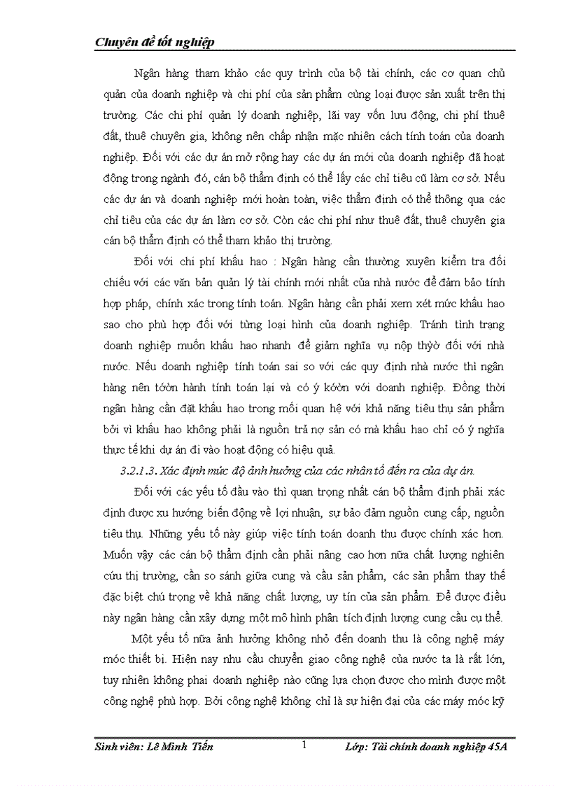 image for page Thẩm định tài chính dự án trong cho vay đối với các doanh nghiệp vừa và nhỏ tai Ngân hàng InComBank Thanh Xuân