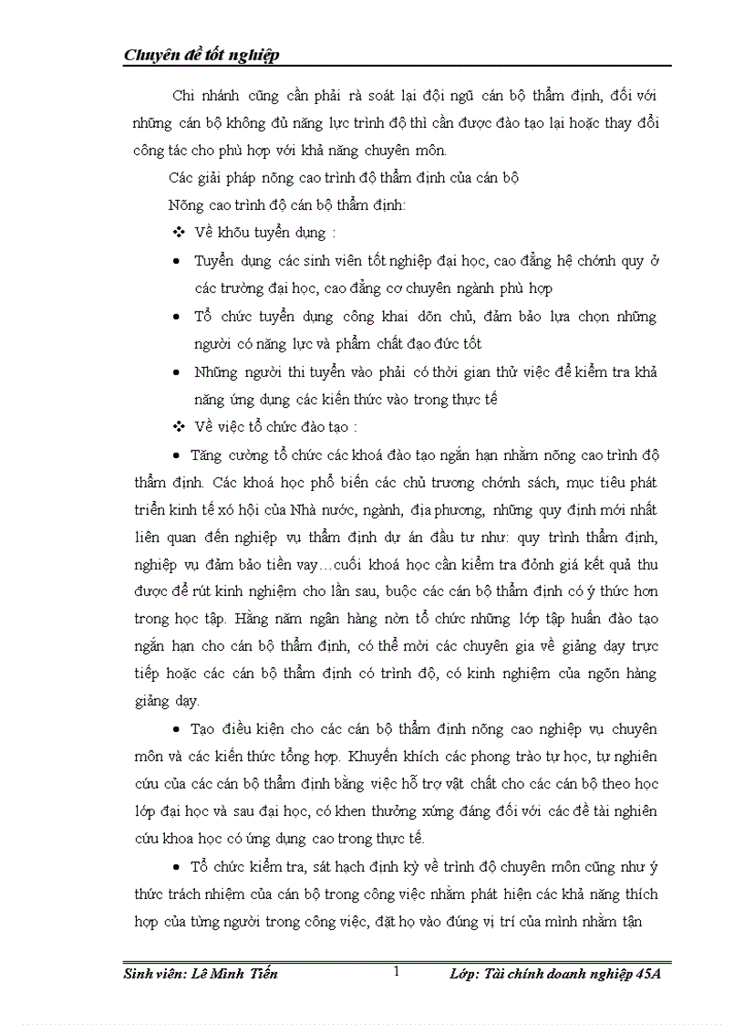 image for page Thẩm định tài chính dự án trong cho vay đối với các doanh nghiệp vừa và nhỏ tai Ngân hàng InComBank Thanh Xuân