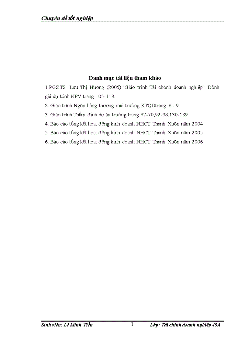 image for page Thẩm định tài chính dự án trong cho vay đối với các doanh nghiệp vừa và nhỏ tai Ngân hàng InComBank Thanh Xuân