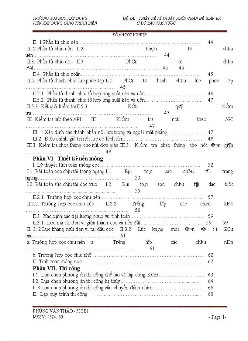 image for page Thiết kế kĩ thuật khối chân đế giàn bk ở độ sâu 75m nước 1