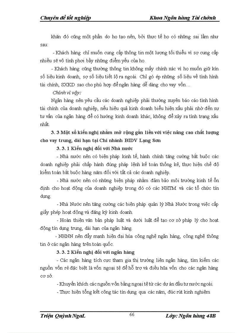 image for page Giải pháp nâng cao chất lượng tín dụng trung dài hạn tại chi nhánh Ngân hàng Đầu tư và Phát triển Tỉnh Lạng Sơn 1