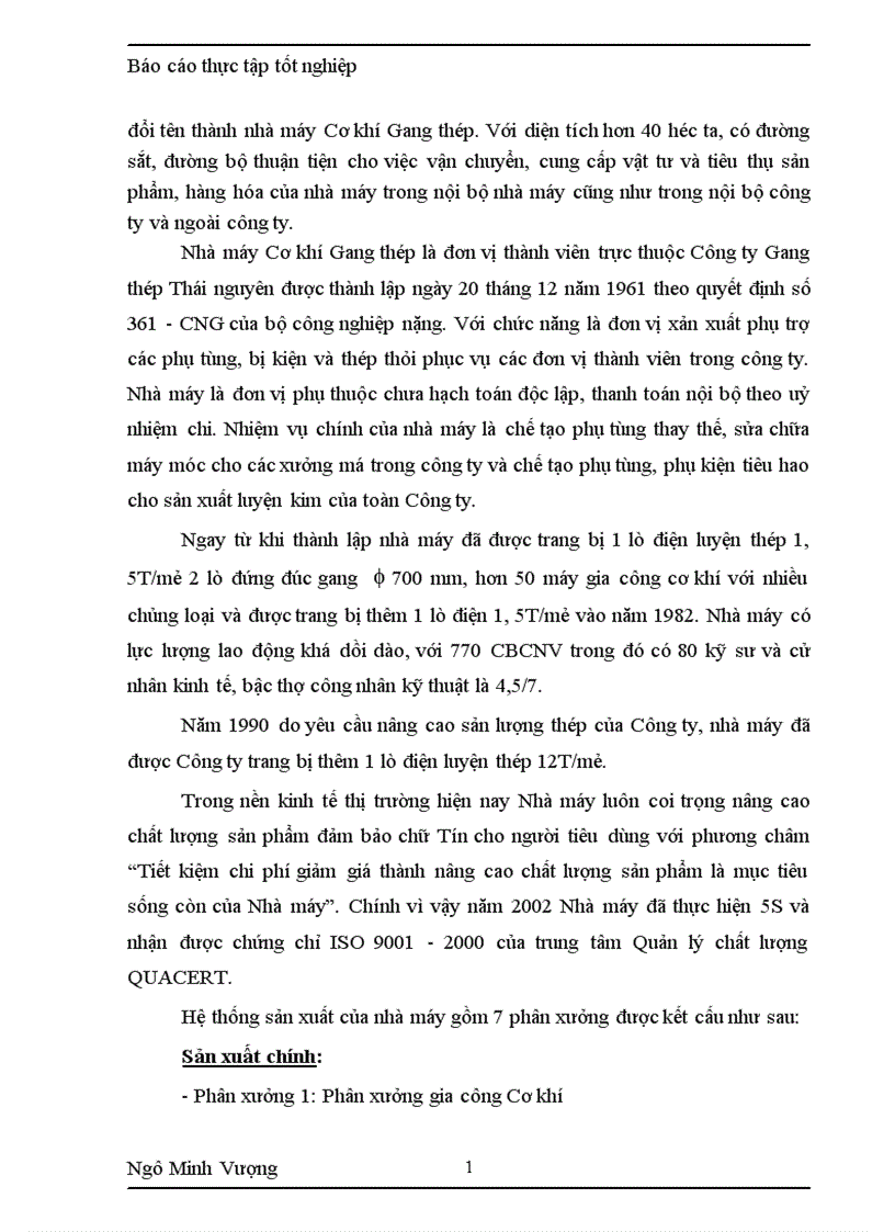 image for page Tình hình chung về công tác kế toán của NM CKGT 1