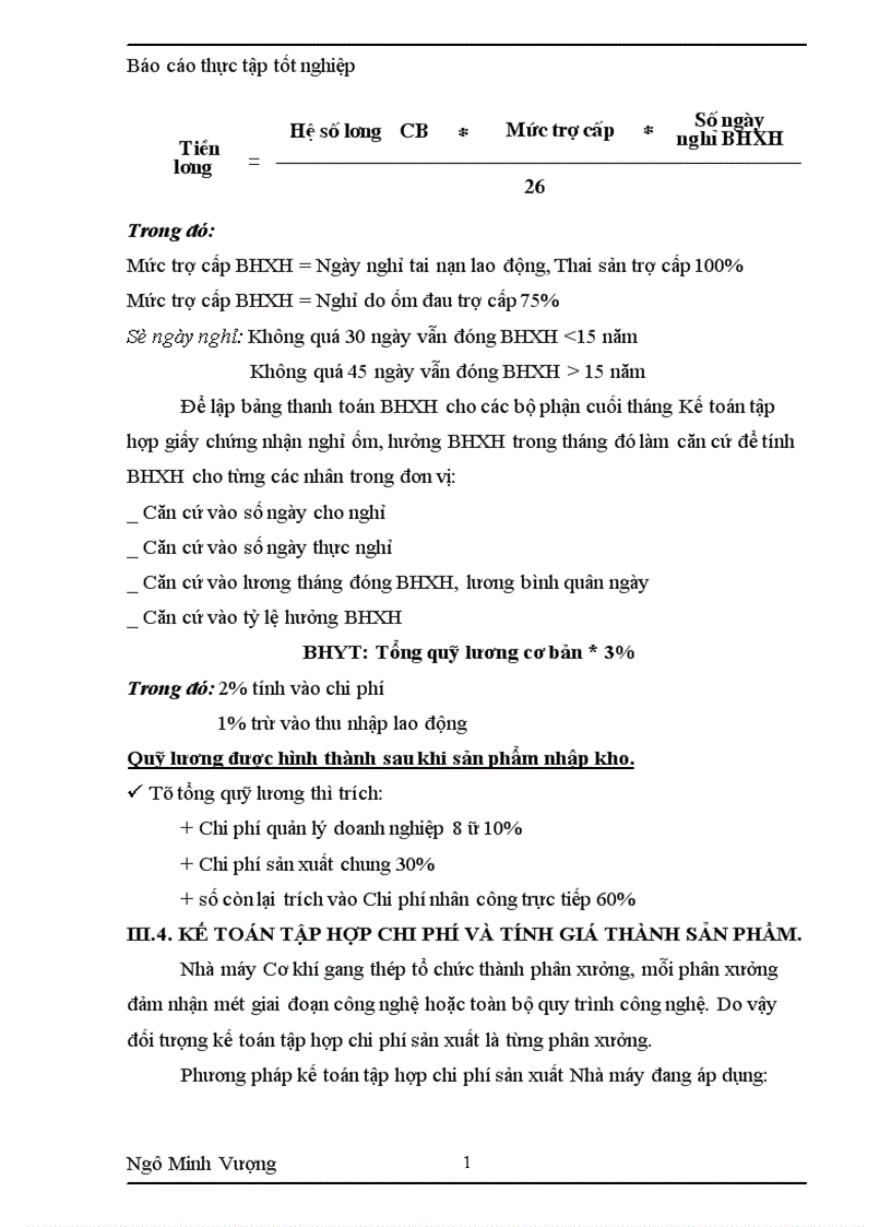 image for page Tình hình chung về công tác kế toán của NM CKGT 1