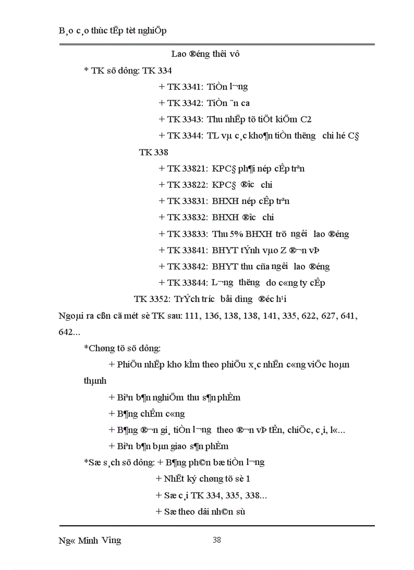 image for page Tình hình chung về công tác kế toán của NM CKGT 1