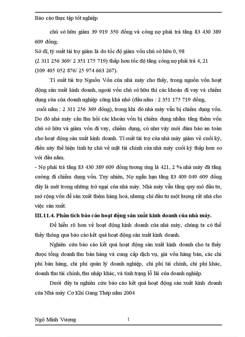 image for page Tình hình chung về công tác kế toán của NM CKGT 1