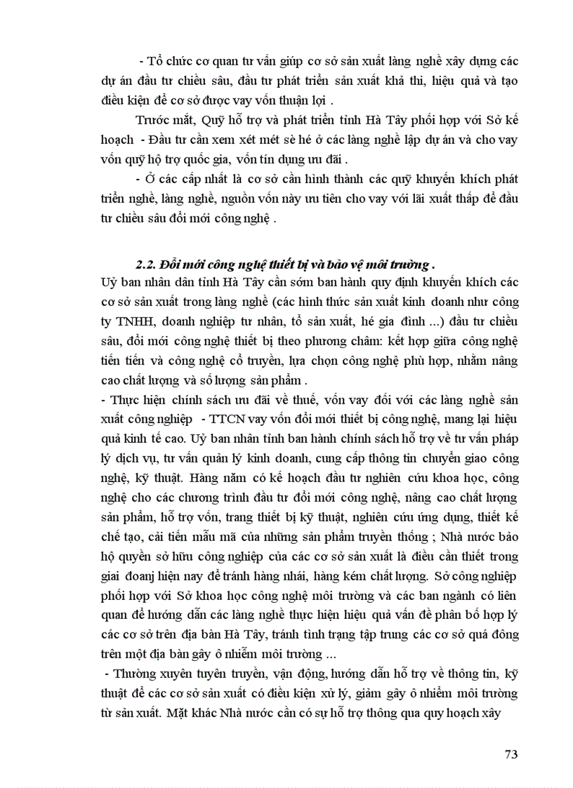 image for page Phương hướng phát triển tiểu thủ công nghiệp TTCN Tỉnh Hà Tây trong giai đoạn 2001 2005