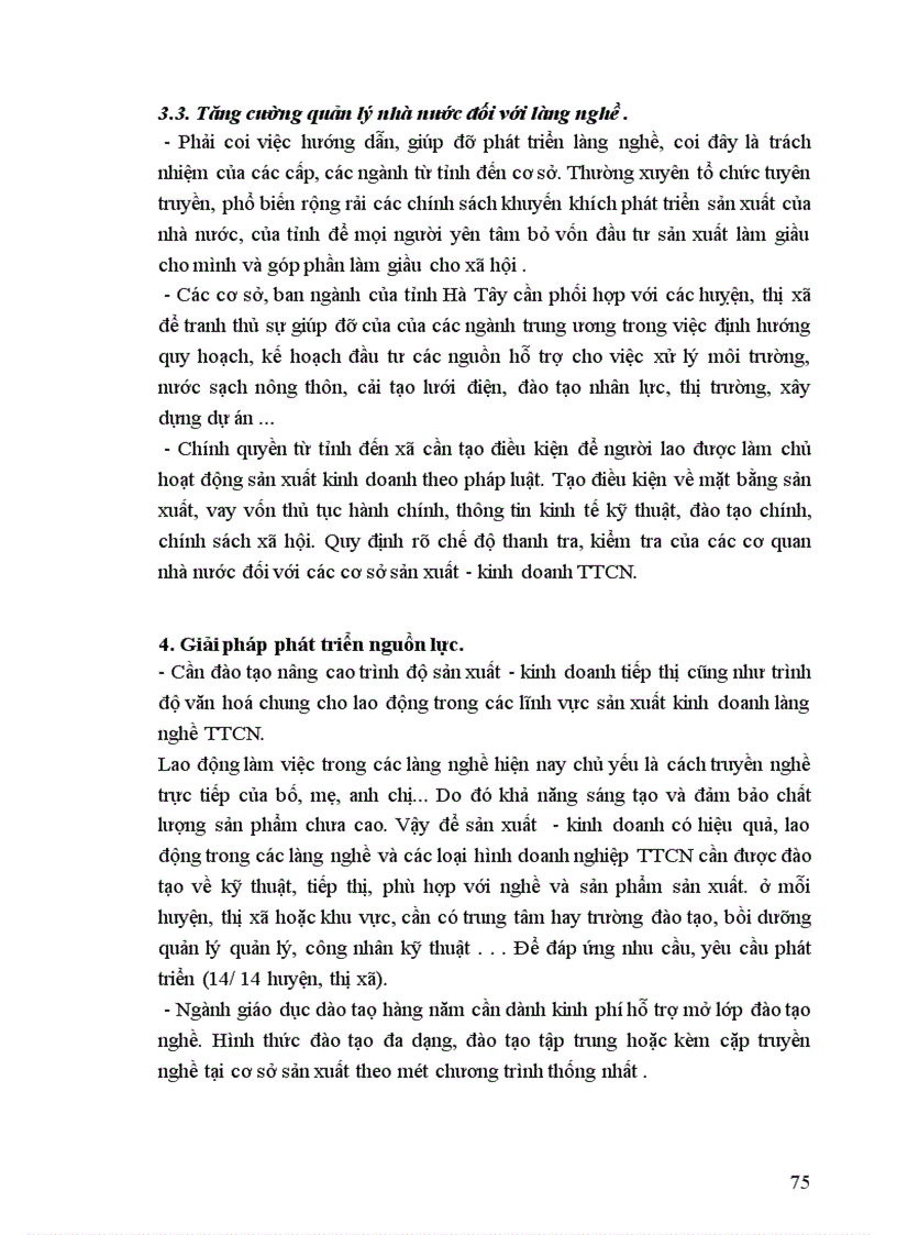 image for page Phương hướng phát triển tiểu thủ công nghiệp TTCN Tỉnh Hà Tây trong giai đoạn 2001 2005